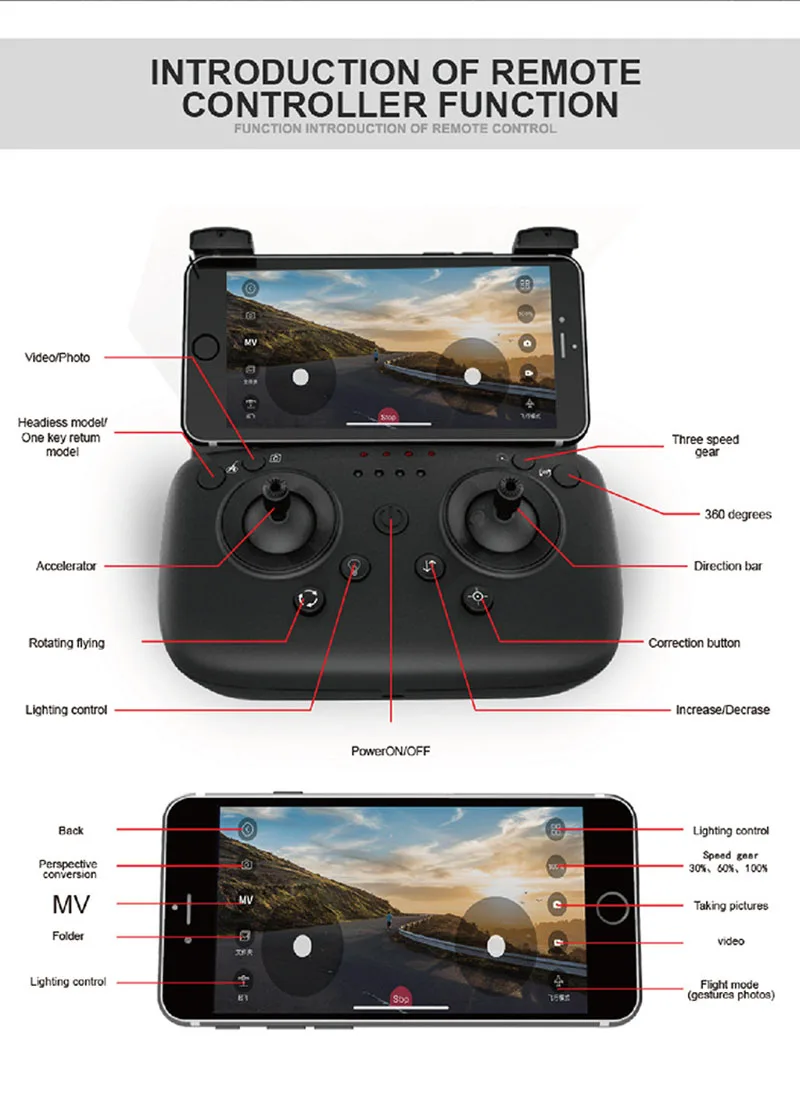 Дрон с 720 P/1080 P камерой RC вертолеты дроны без камеры gps rc игрушки 2,4G оптическое положение потока антенна rc Квадрокоптер