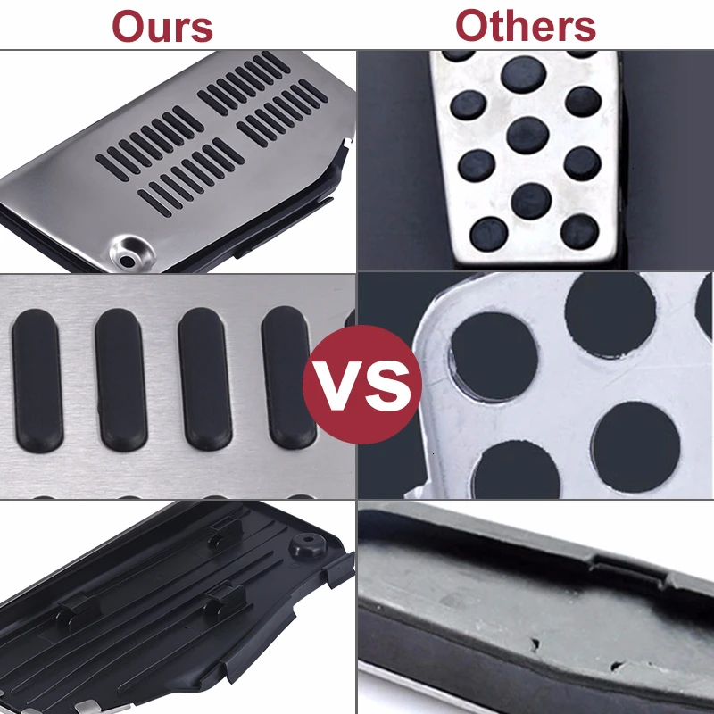 Автомобильная подставка для ног NS Модифицированная нержавеющая сталь Volkswagen Polo VW