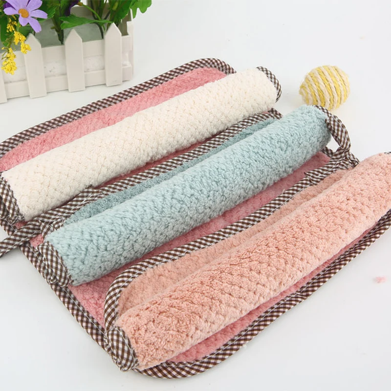Wiping Rag Home Microfiber Towels for Kitchen Absorbent Thicker Cloth Cleaning Micro Fiber Wipe table Dishcloth | Дом и сад