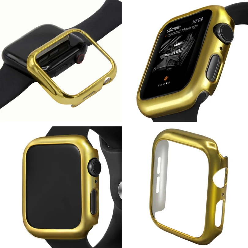 Ультратонкий бампер для Apple Watch Series 4 40 мм 44 чехол из поликарбоната тонкий iWatch 5