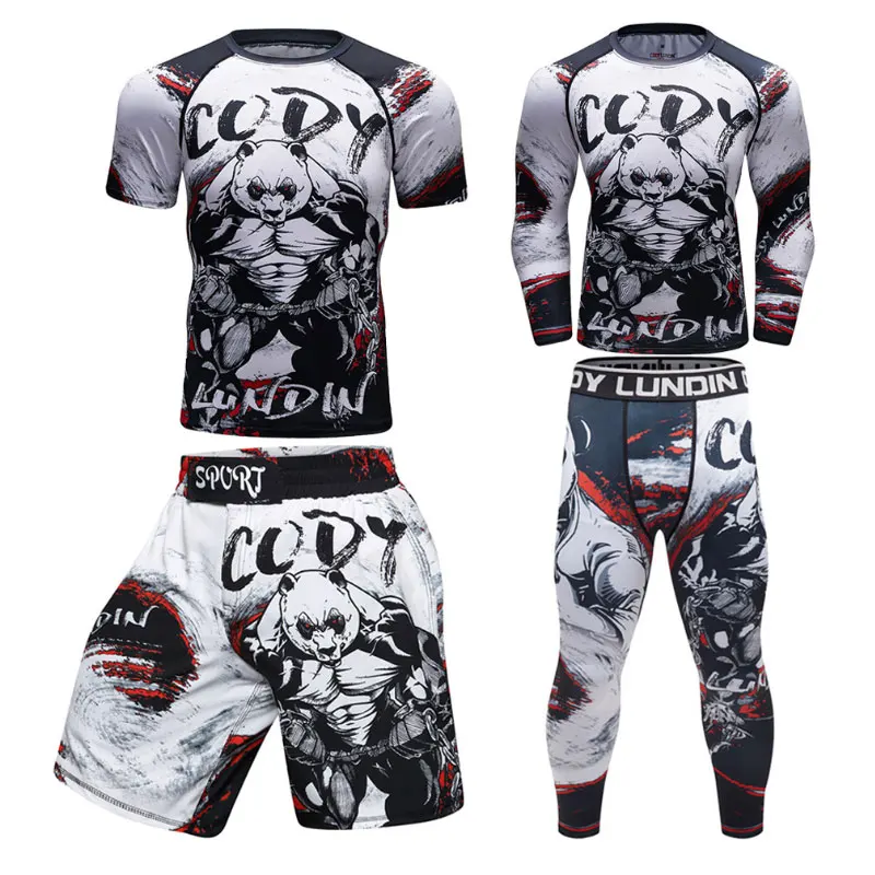 Мужская одежда для фитнеса с круглым вырезом и брюки спортивные повседневные