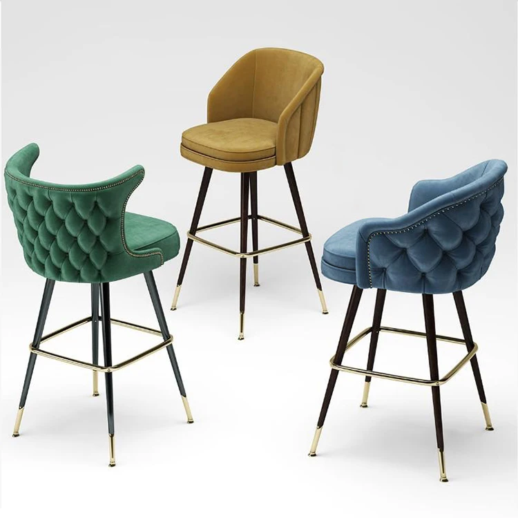 Американский барный стул из массива дерева простая женская обувь для отдыха