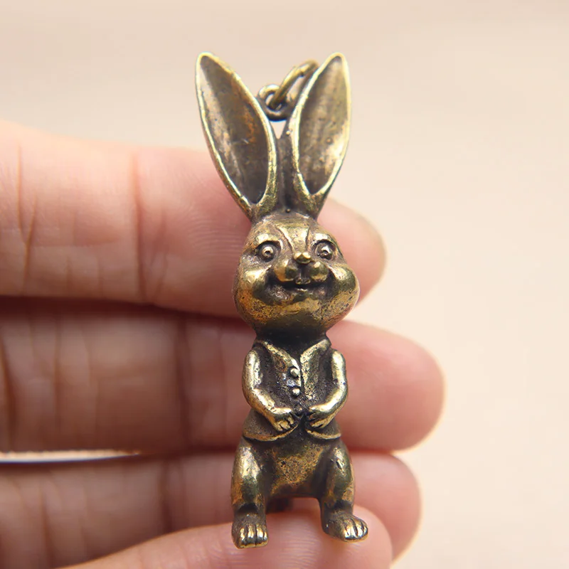 

Медные фигурки кроликов