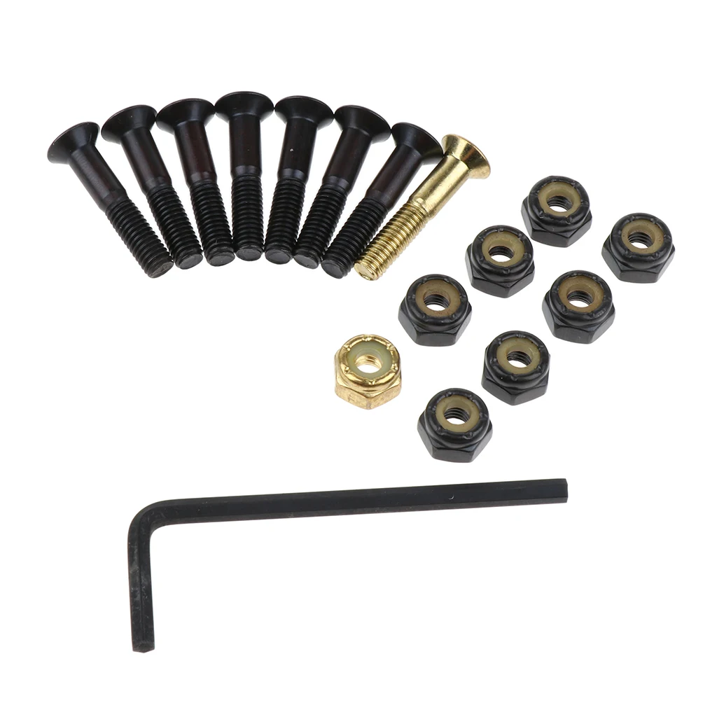 8 шт. сменный комплект оборудования для скейтборда грузовика крепежные винты