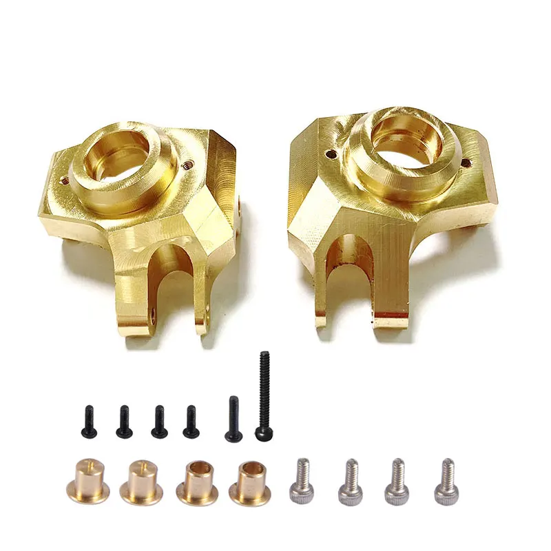 

1 Pair Brass Heavy Duty Front Steering Knuckle Cup for 1/10 RC Crawler Axial SCX10 II 90046 Upgrade Parts
