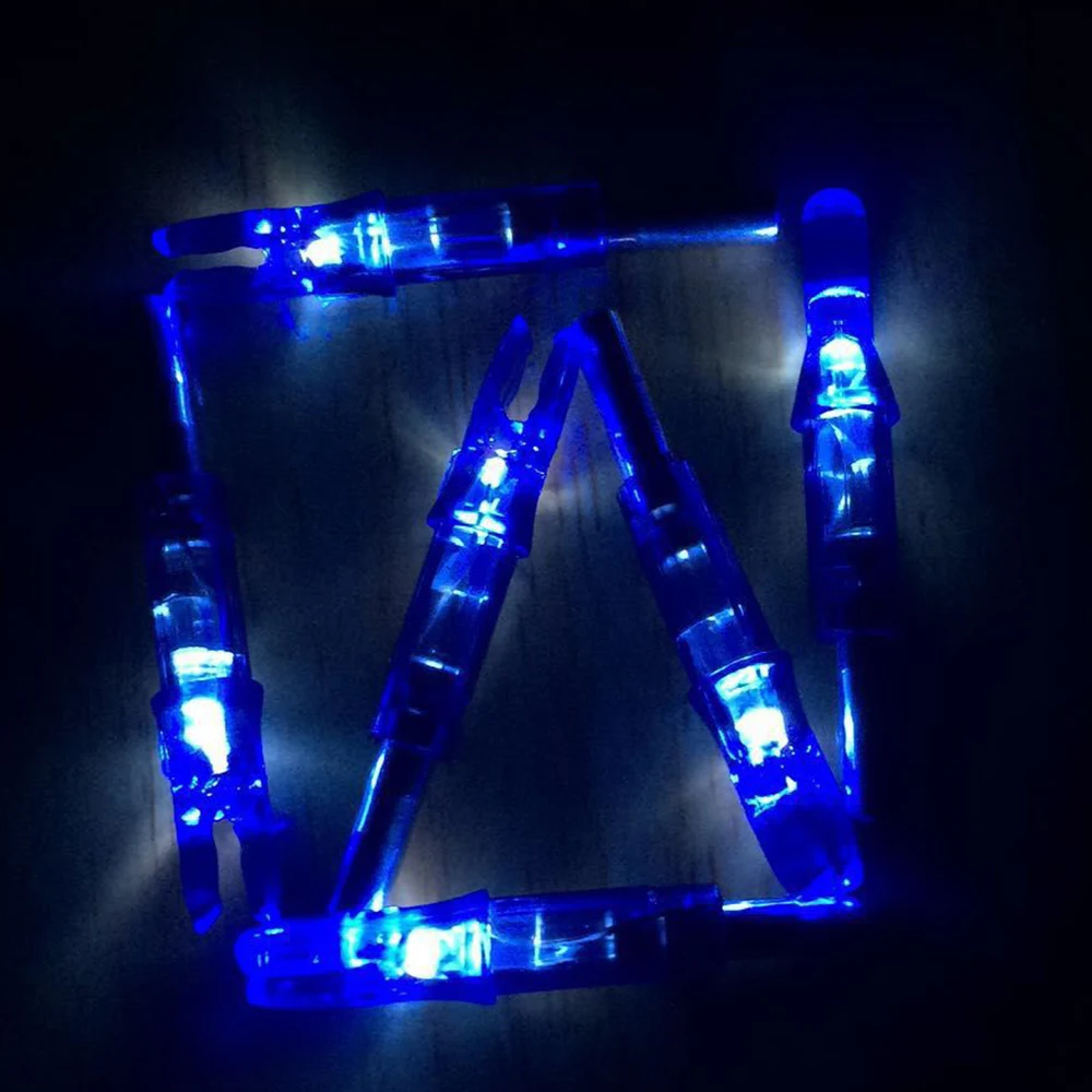 12 шт./компл. светодиодсветодиодный Люминесцентная стрела с хвостом уличная