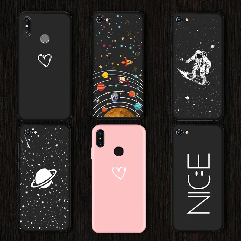Любящее сердце Крышка для samsung galaxy A50 A30 A70 A80 A10 A20 A20e A40 A60 M10 M20 M30 M40 Космос Луна
