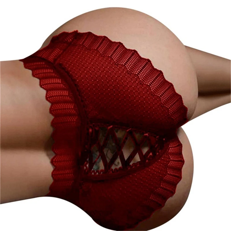 Удивительная Для женщин белье сексуальное Новое кружевное нижнее женские