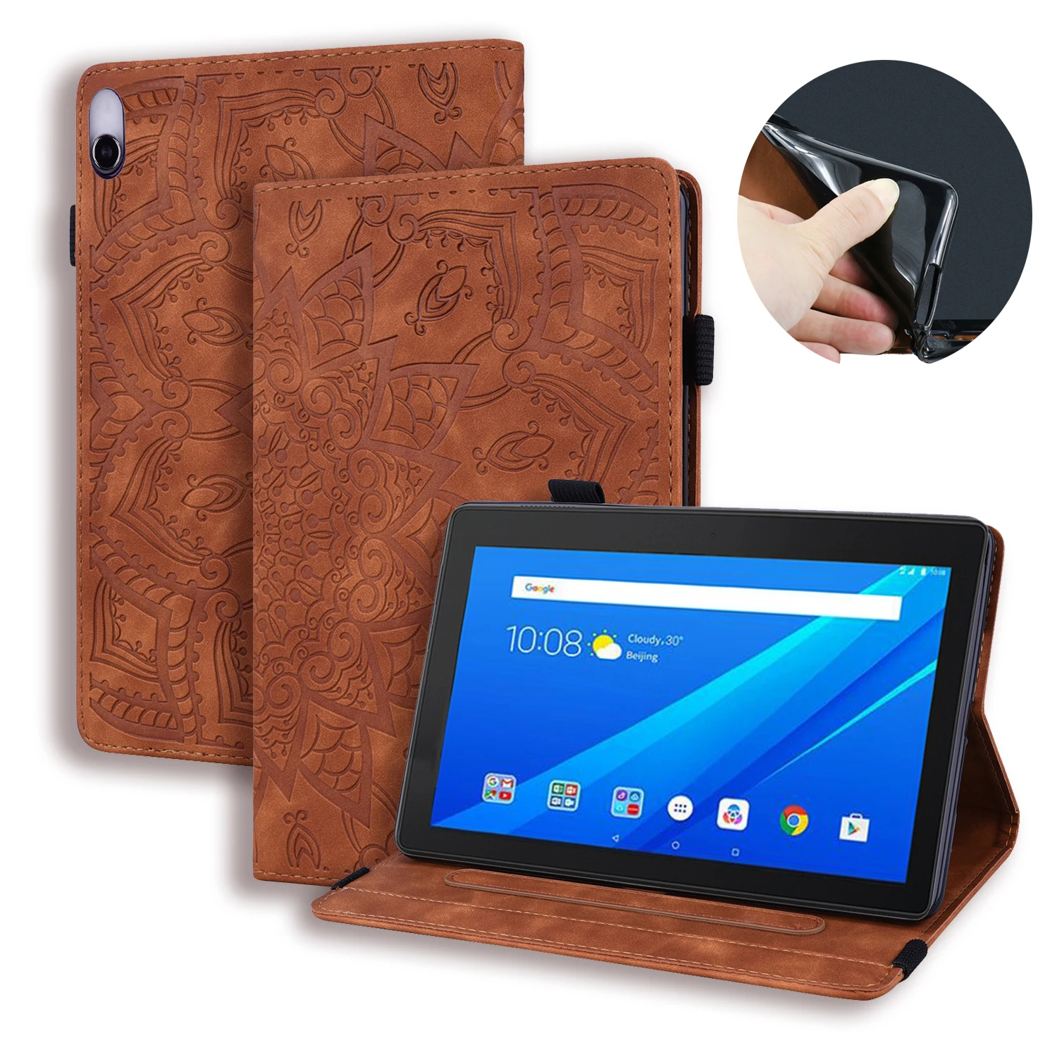 

Flip Leather Tablet Case For Lenovo Tab E10 TB-X104F 10.1 inch Stand Cover Capa For Lenovo TB-X104F X104F Back Cover