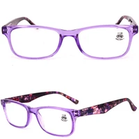 10pcslot plastic reading glasses men women vintage presbyopic glasses with spring hinges 100 150 200 250 300 350