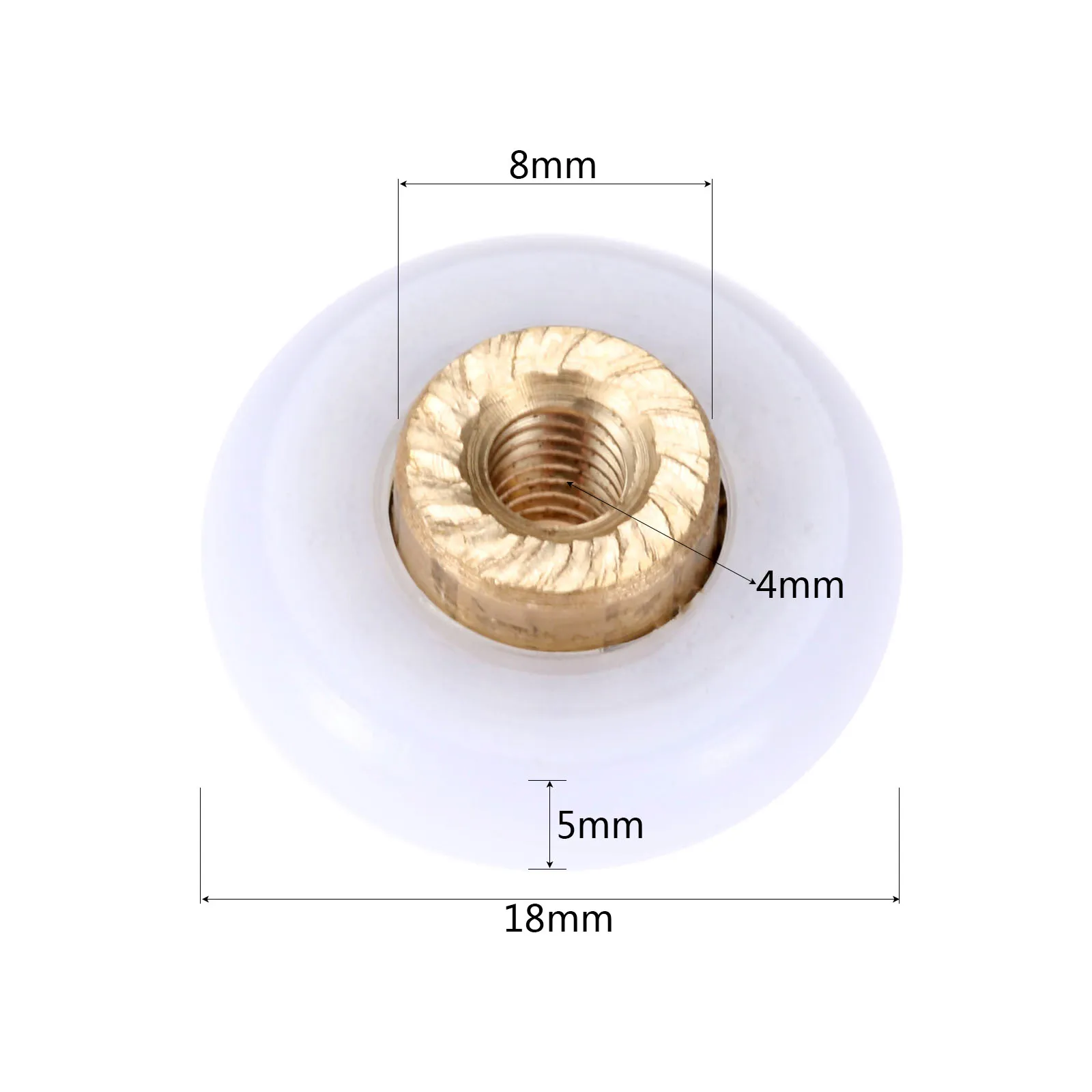 1 шт. нейлоновые и латунные ролики для душевой двери колеса ванной комнаты