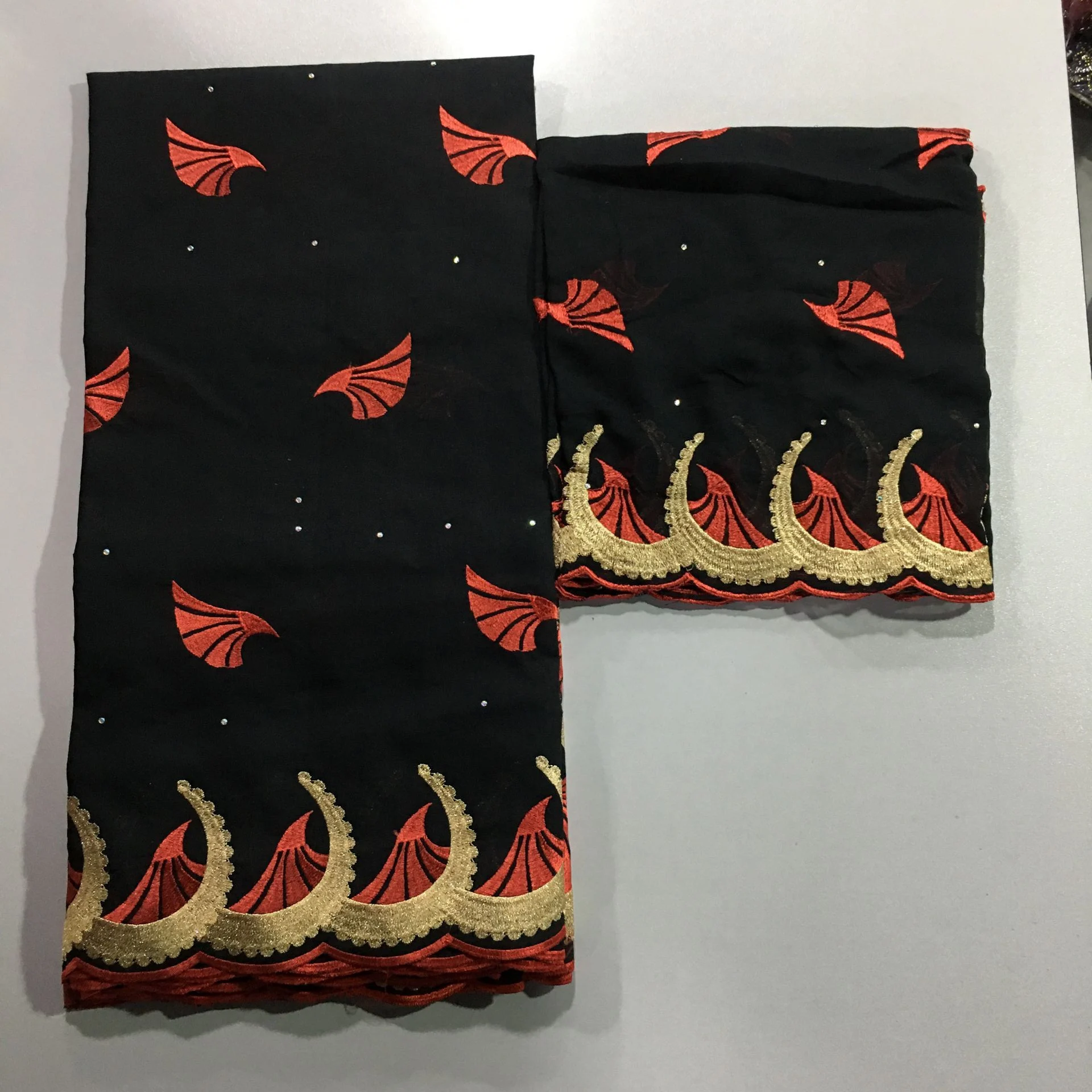 Новое поступление недорогая 5 + 2 многоцветная швейцарская вуаль кружево в