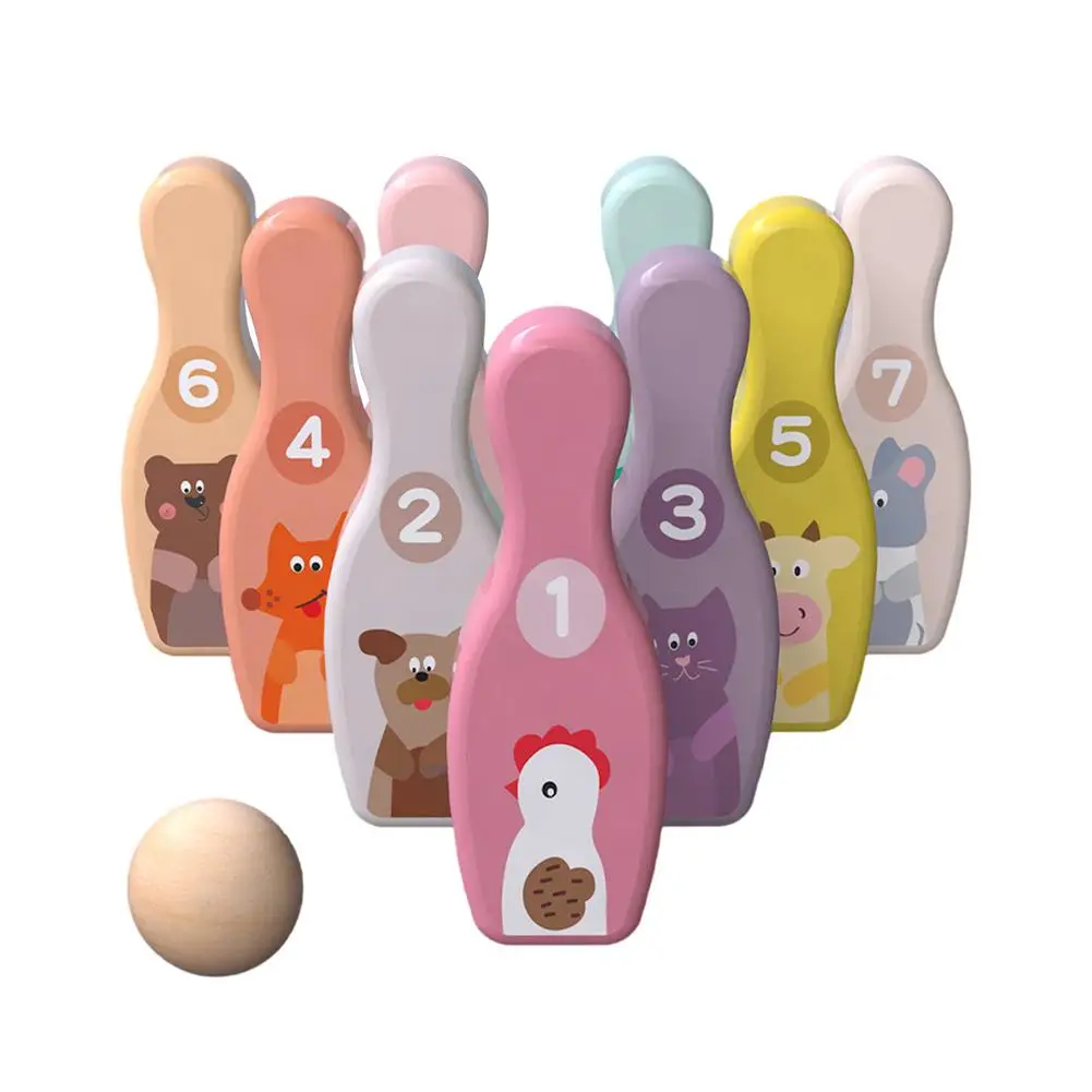 

Children's Toys Bowling Set Children's Mini Bowling Game Indoor Outdoor Sports Parent-child Toys