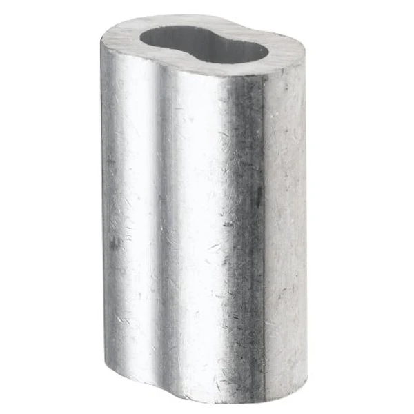 Алюминиевая ОБЖИМНАЯ петля для троса и кабеля диаметром 3 мм 100 шт. | Обустройство