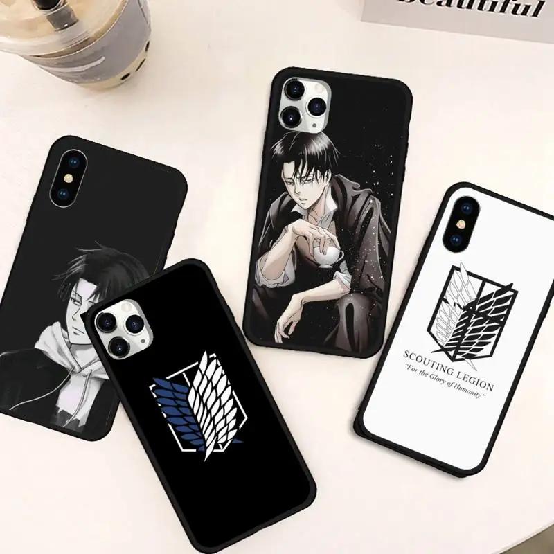 Чехол для телефона из японского аниме атака на Титанов iphone 12 11 pro Max Mini 7 8 plus X XR XS