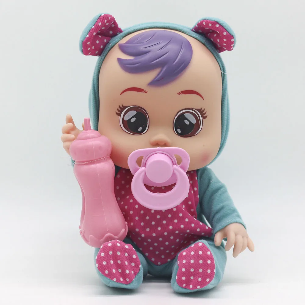 3D силиконовая кукла Inteiro Realista Reborn Cry A Baby, высокое качество, волшебные слезы, куклы, игрушки для детей, подарок-сюрприз