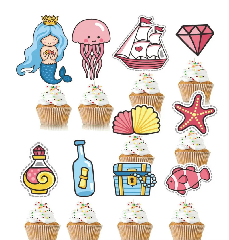 10 шт. топперы для торта Морская звезда | Дом и сад