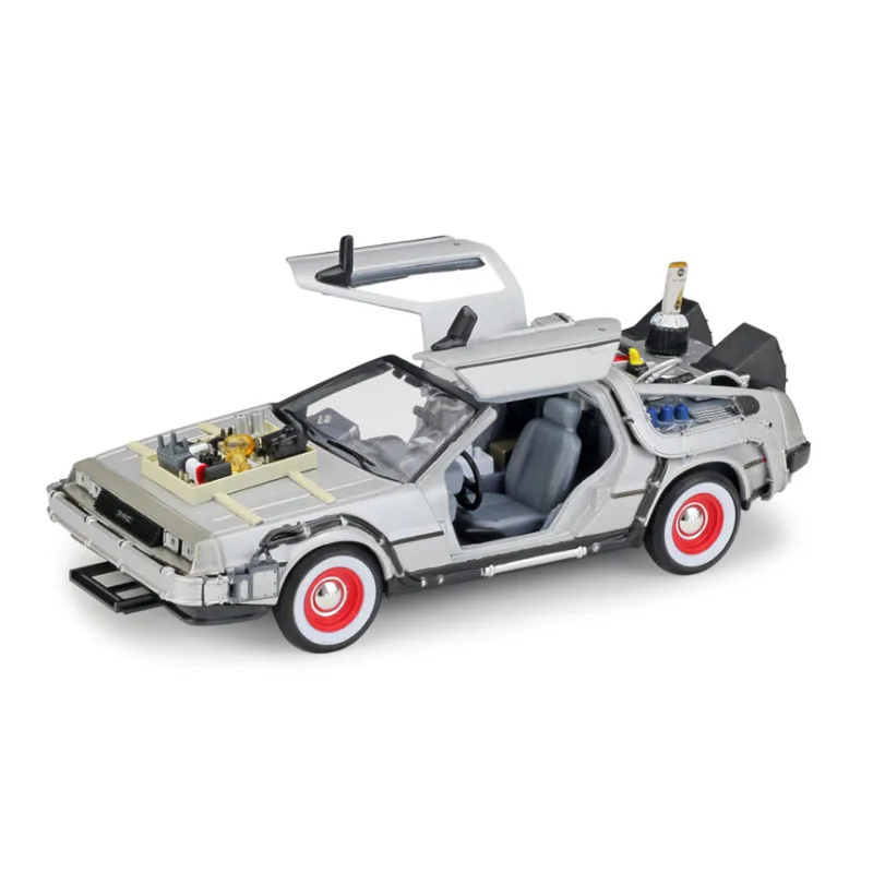 Welly 1:24 Diecast DMC -12 delorean Back to The Future High Simulation Vehicle Alloy Metal Model Car | Игрушки и хобби