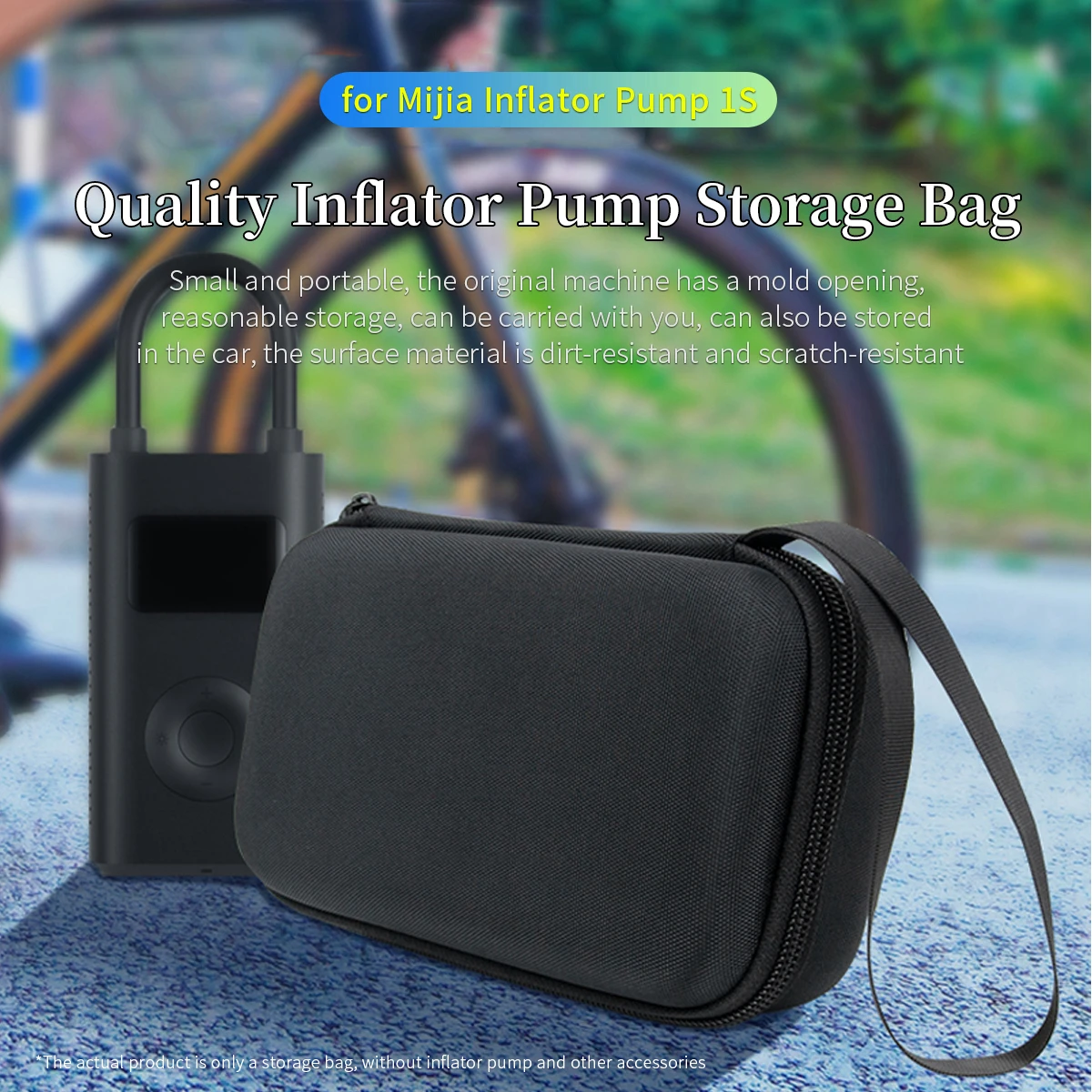 Hard EVA Bags for Xiaomi Mijia Electric Inflator Pump 1S Storage Bags Portable Digital Tire Pressure Detection Travel Carry Case