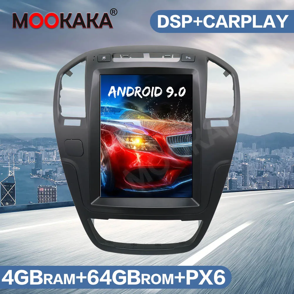 Автомагнитола Tesla с вертикальным экраном Android 9 0 64 ГБ GPS навигация для Opel Insignia 2008 2013