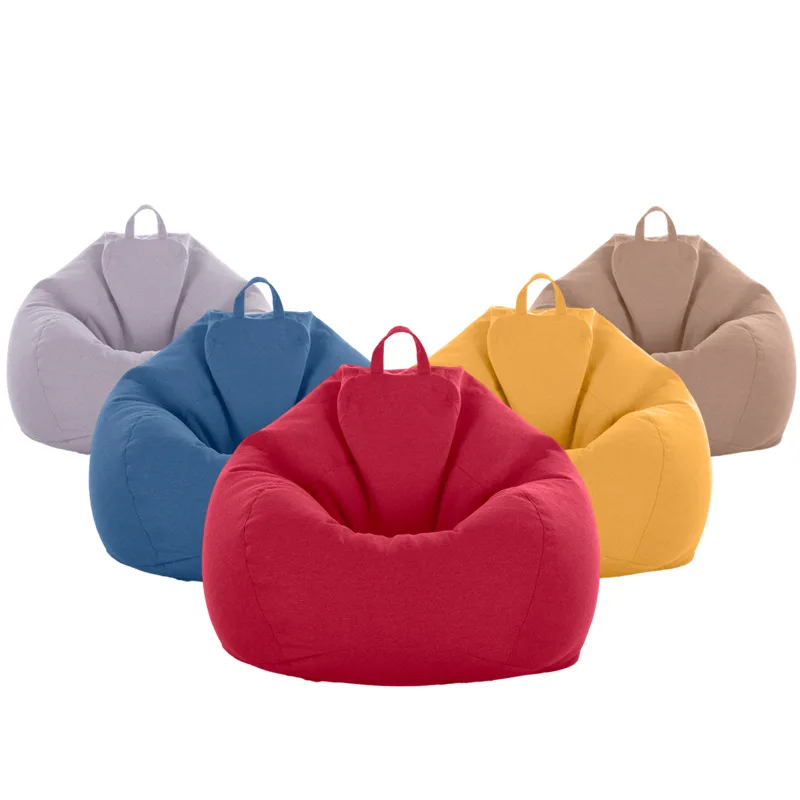 

Чехол для дивана Lazy BeanBag, стулья без наполнителя, льняной мешок, тканевый чехол, чехол для дивана в виде татами