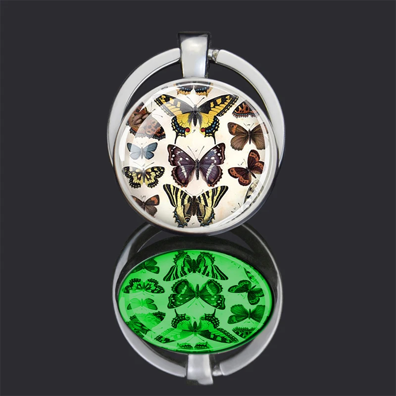 Светящийся в темноте брелок с животными Тигр Волк лиса Лев Кот лошадь змея