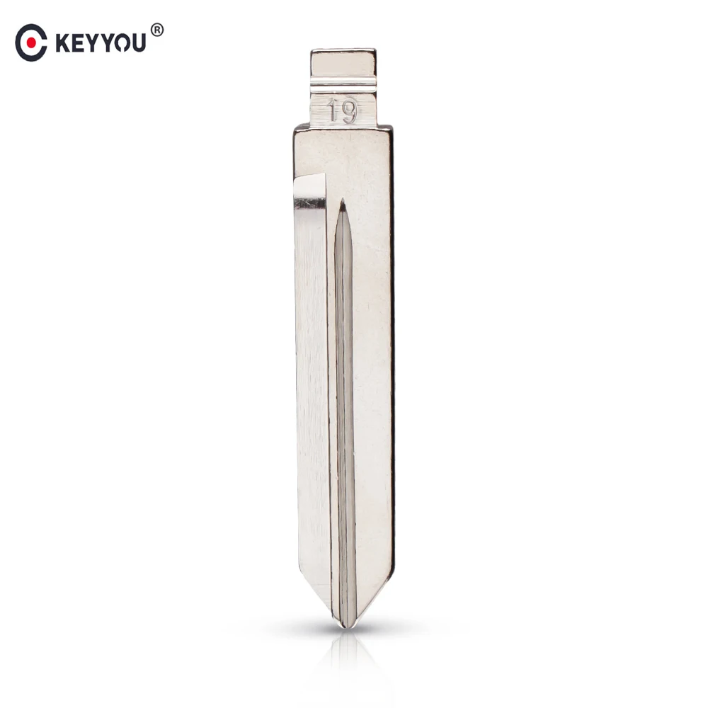 KEYYOU #19 KD Дистанционное необработанное пустое металлическое лезвие типа FO38 для Ford