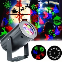 12 patterns christmas led laser projector light santa snowman projection lamp 2022 festival carnival home party decoration lamp