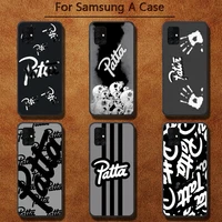 street fashion brand patta phone cases for samsung a91 01 10s 11 20 21 31 40 50 70 71 80 a2 core a10
