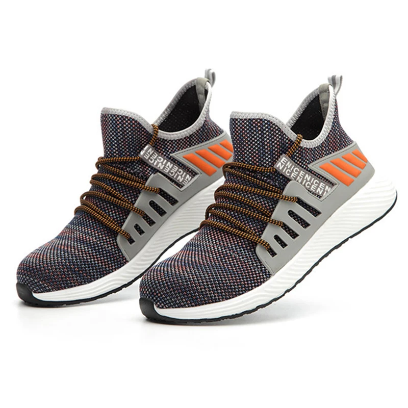 Лидер продаж Новинка защитная Рабочая обувь со стальным носком мужские уличные