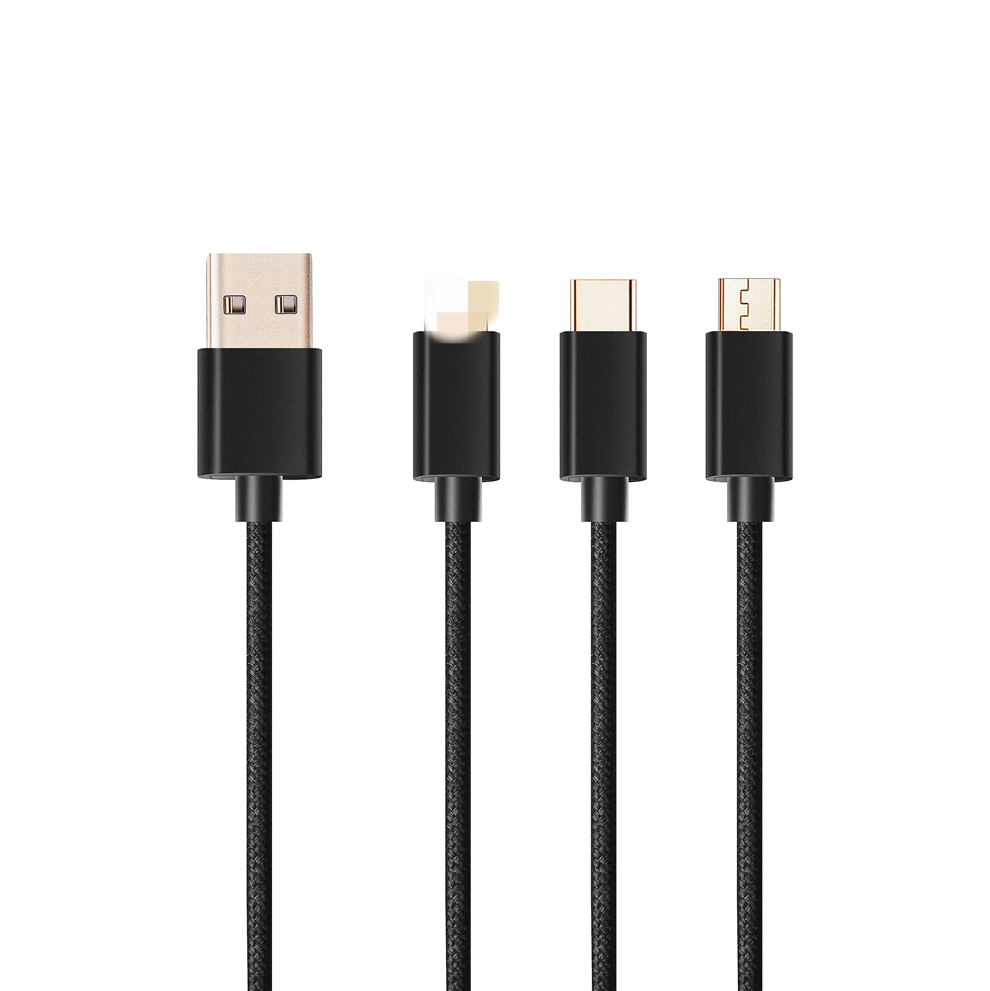 NATTHSWE 3 в 1 USB кабель для мобильного телефона Micro usb type C зарядного устройства iPhone