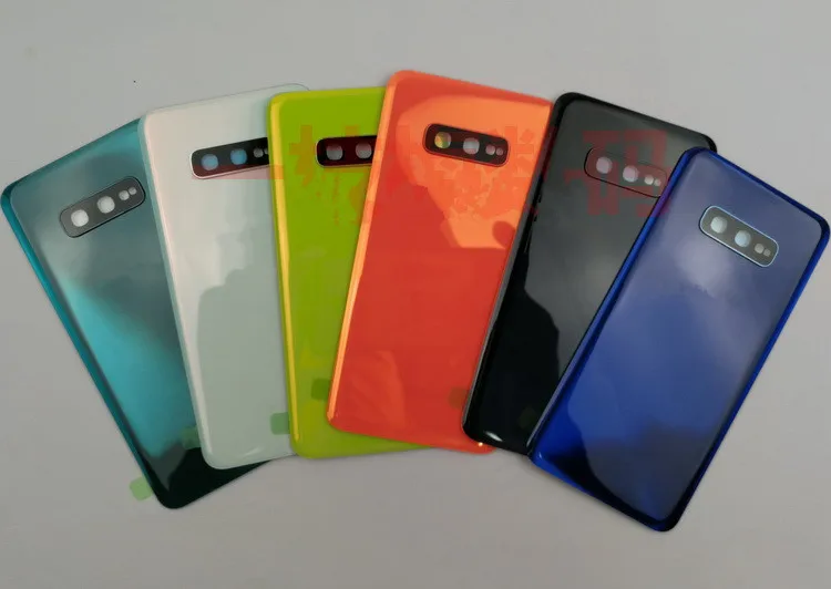 Корпус S 10 для Samsung Galaxy S10 S10e G973 G970 запасная крышка аккумулятора задняя телефона +