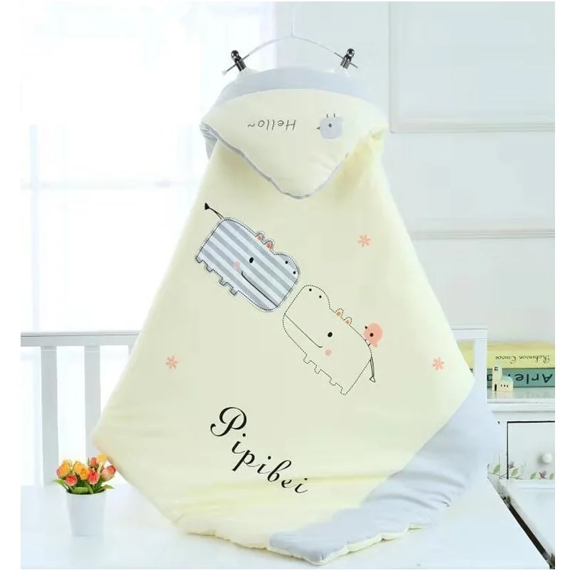 Детский спальный мешок с милым мультяшным рисунком для осени и зимы детский