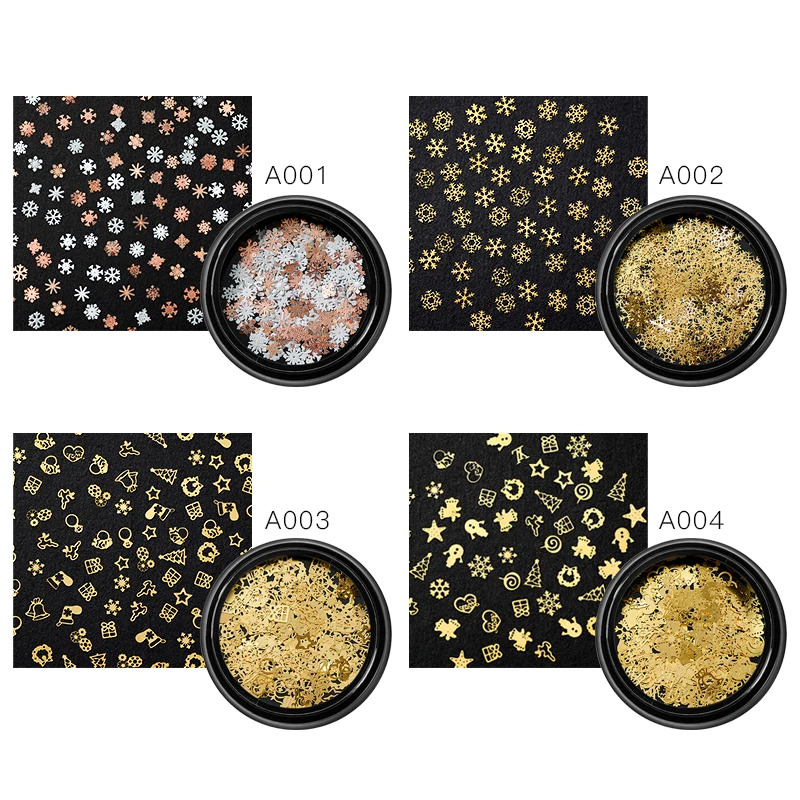 Четыре лилии Рождественская серия наклейки золотого и серебряного цвета