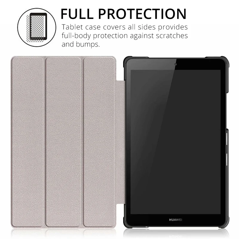 Чехол для Huawei MediaPad M5 Lite 8 0 JDN2 AL00/W09 тонкий Складные Магнитные Флип Стенд кожаный