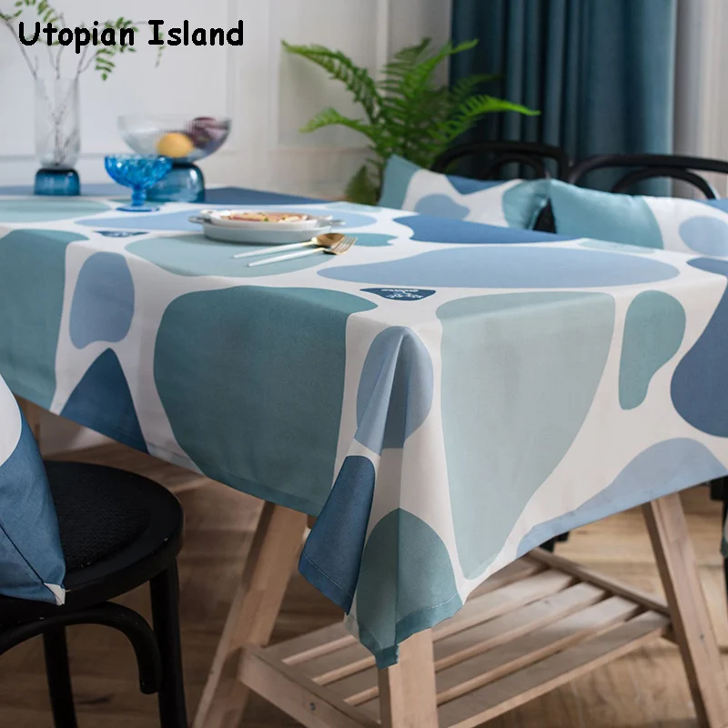 Рождество скатерть красочные булыжник крышка стола прямоугольная скатерти для