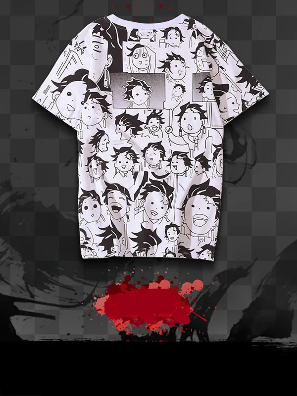 Костюм для косплея «Demon Slayer Kimetsu no Yaiba» Kamado Tanjirou; забавная Милая футболка; хлопковый свитер; толстовки; пуловер; спортивная одежда