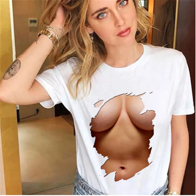 Женская футболка с коротким рукавом LINNA Повседневная в стиле Харадзюку