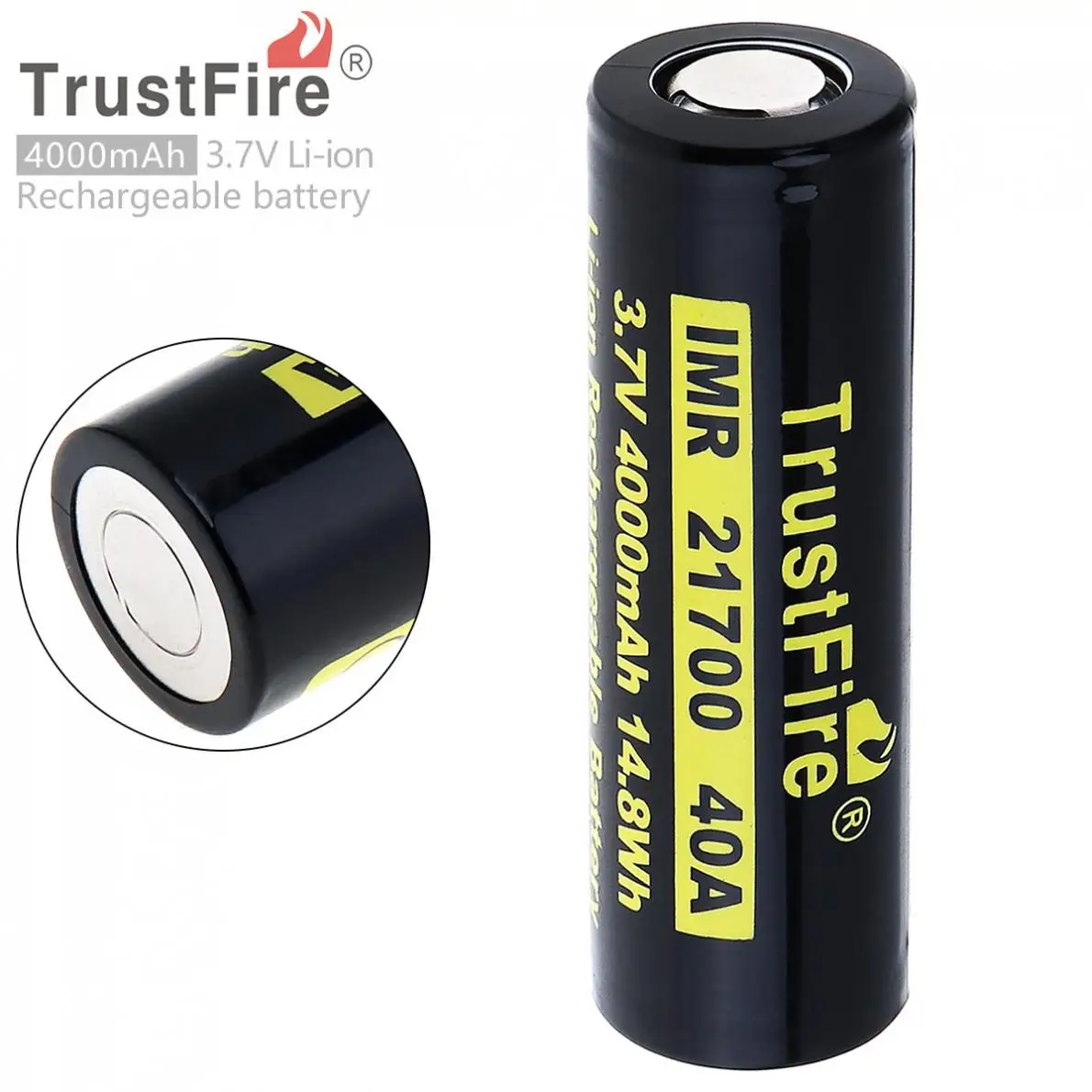 21700 3 7 V 40A 4000mAh 14 8 W литий ионная аккумуляторная батарея с предохранительным