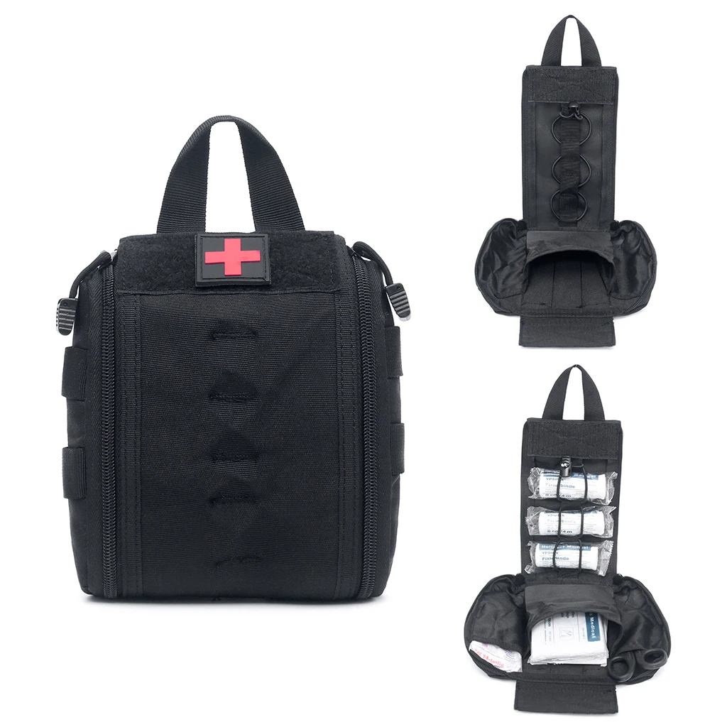 

Molle Tactical Medical Pouch Organizer First Aid Kit Utility Waist Pack Bags Outdoor Hunting Survival Army Accessories Medic Bag