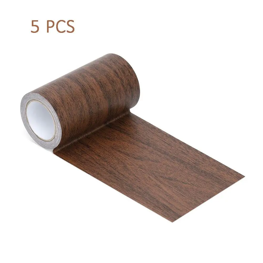 Новинка 5 шт./компл. ремонт нашивка лента текстурированная древесина клейкая для