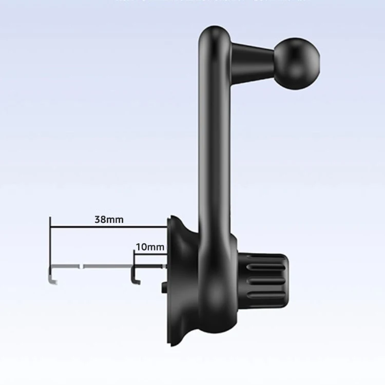 untoom universal car air vent clip mount 17mm ball head for car phone holder stand extension arm air outlets hook clip bracket free global shipping