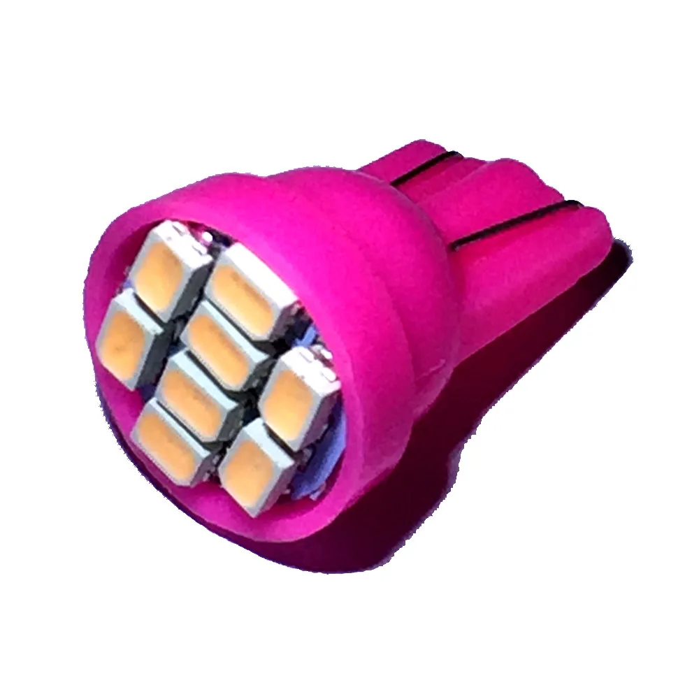 Светодиодный стояночный фонарь W5W T10 194 168 3020 8SMD автомобильный боковый клиновидный