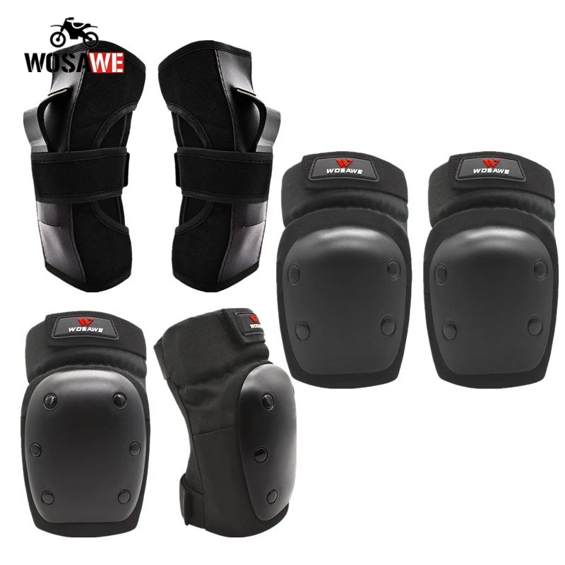 WOSAWE защита для колена мотоцикла локтя запястья детей скутера лыжного спорта