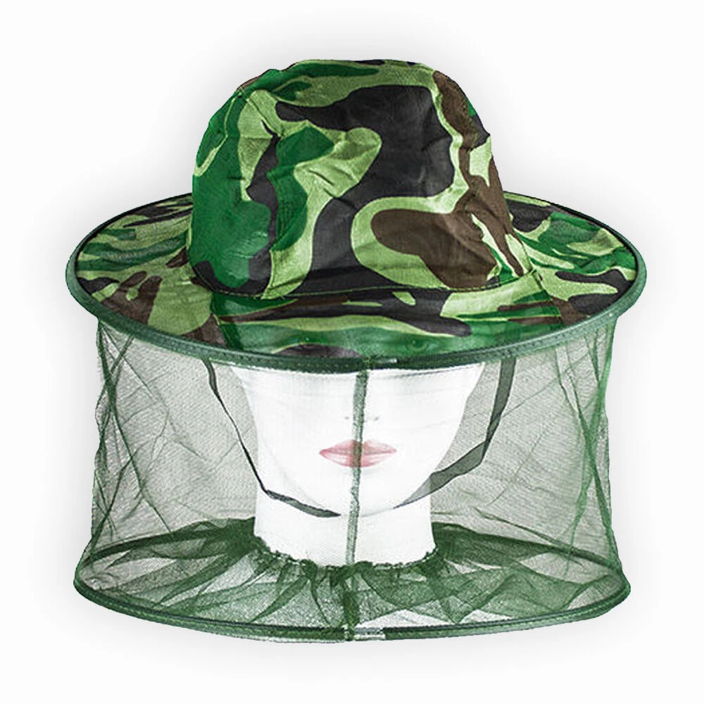 

Bee Face Protector Fly Outdoor Mesh Cap Mosquito Head Sun Insect Useful