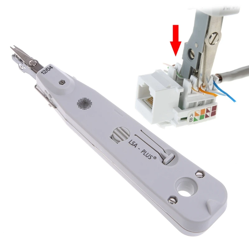 Adjustable Impact IDC Insertion Ethernet Network Punch Down Tool With Sensor