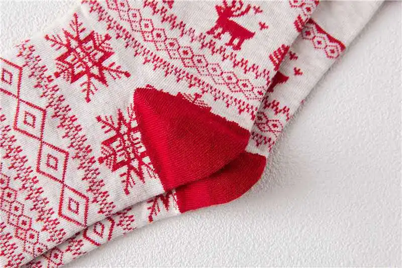 

Christmas Socks For Women's Socks Santa Claus Red Color Socks 1 Pair Wholesale Three-dimensional Ears Cartoon Snowflake Socks