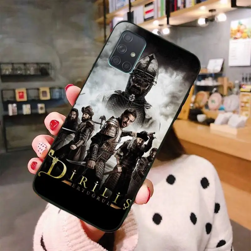 Черный мягкий чехол dirilis ertugrul для телефона Samsung A10 A20 A30 A40 A50 A70 A80 A71 A91 A51 A6 A8 2018 |