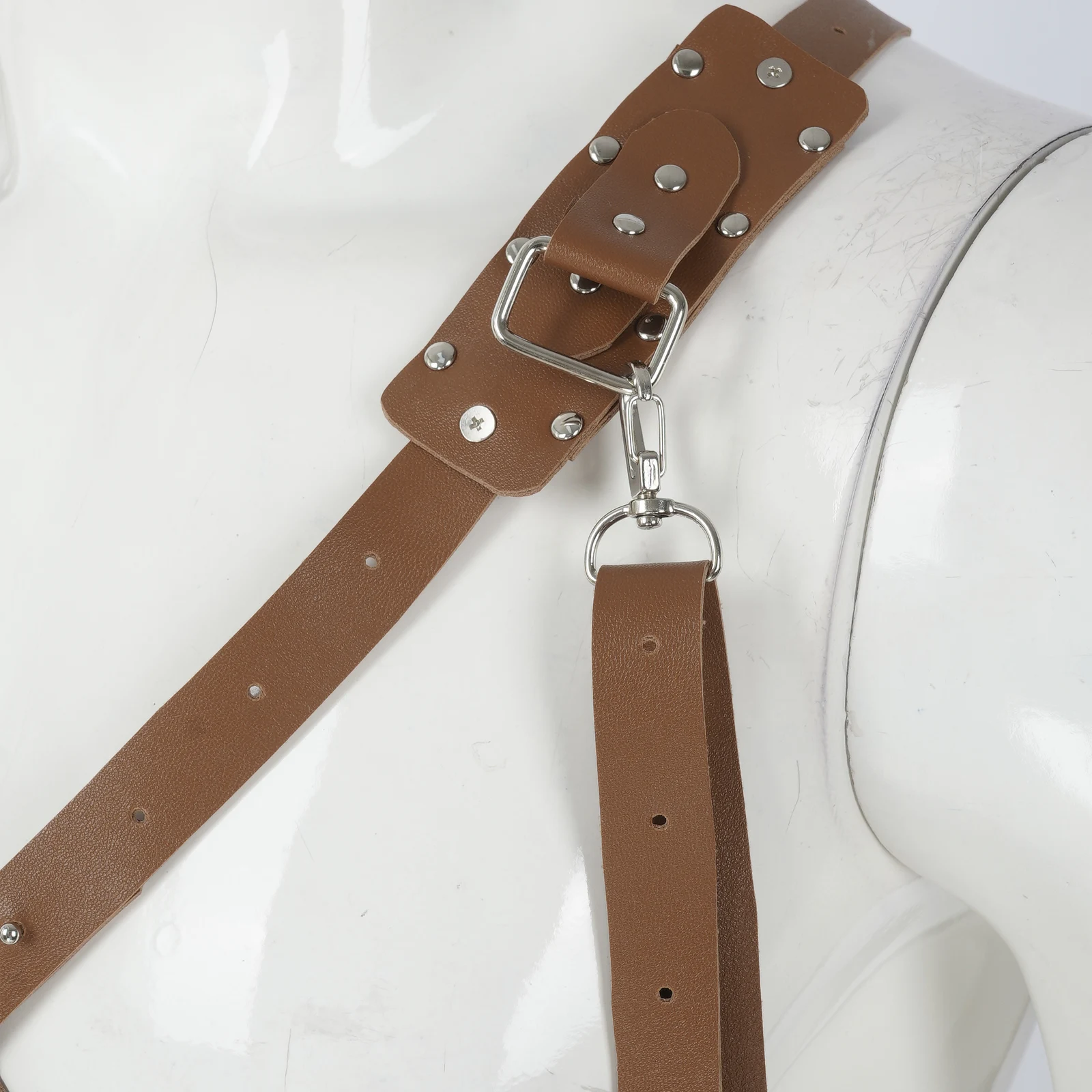 Мужские ремни в стиле стимпанк регулируемые из искусственной кожи | Аксессуары