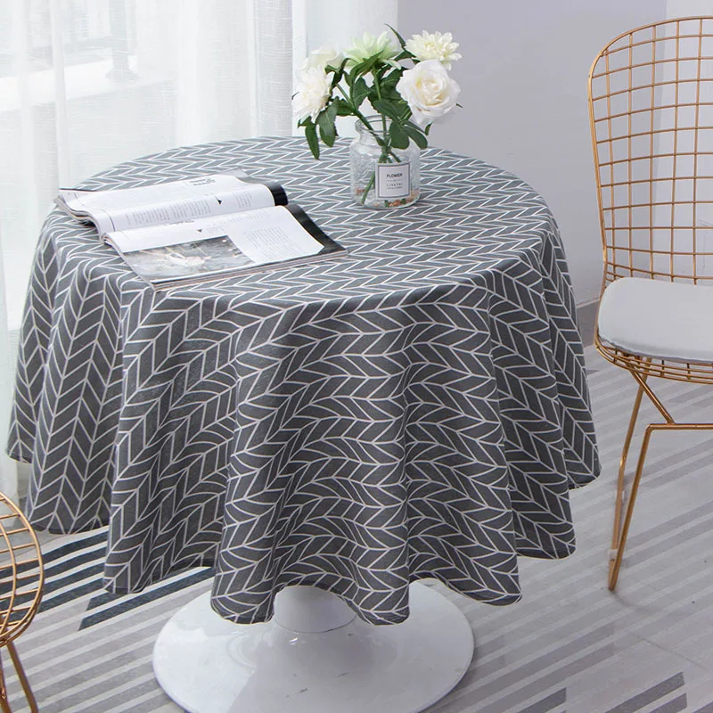 Kitchen Tablecloth Round Dinner Table Cloth Dinning Room Desk Cover for Event Wedding Birthday Party 100cm 150cm | Дом и сад
